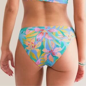 NWT Billabong Tropic‎ Daze Lowrider Blue Bikini Bottom Full Coverage Size XL NEW